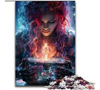 Puzzles pour Adultes 1000 pièces Femme de rêve, Aide Le Cerveau à exercer des Jouets addictifs pour cultiver la Patience et améliorer la mémoire (Taille 50x75cm)