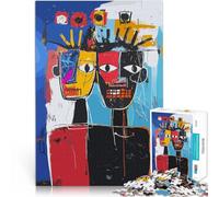 Puzzles pour Adultes 1000 pièces Figures Originales Ensemble Abstrait Jeu Pratique avec des pièces de Formes aléatoires entièrement imbriquées 75x50cm