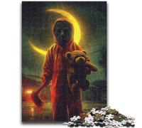Puzzles pour Adultes 1000 pièces, Films d'horreur Difficiles, Jouets éducatifs, Anti-Stress, Interaction Parent-Enfant, à partir de 14 Ans, 26x38cm