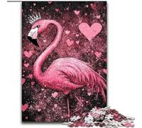 Puzzles pour Adultes 1000 pièces Flamant Rose Fantastique : Un défi à compléter, mais Amusant et Humoristique, des Cadeaux d'anniversaire et des Cadeaux Uniques (Taille 50x75cm)