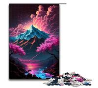 Puzzles pour Adultes 1000 pièces Fleurs de Cerisier Japon Art Puzzles Jeu Jouets Drôles 1000 PCS (75x50cm)