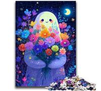 Puzzles pour Adultes 1000 pièces Fleurs des Morts, Puzzles pour Adolescents, Jouets de Jeu stimulants, décoration Murale, Cadeaux d'anniversaire et de Noël Uniques 38x26cm