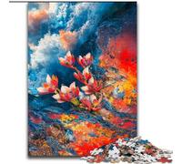 Puzzles pour Adultes 1000 pièces Fleurs, Jouets éducatifs, Jeux Anti-Stress, Interaction Parent-Enfant (Taille 50x75cm)