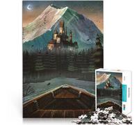 Puzzles pour Adultes 1000 pièces Flotter dans la Nuit pour Le Jeu éducatif Challenge Toy Renforcer l'amour Entre Les Couples 75x50cm