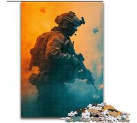 Puzzles pour Adultes 1000 pièces Forces spéciales Puzzle Parfait pour Les Adolescents et Les Loisirs en Famille, pour Les Anniversaires (Taille 26x38cm)