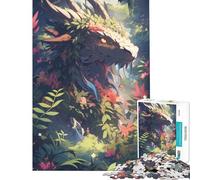 Puzzles pour Adultes 1000 pièces Forêt Sensible Jeux relaxants Défi cérébral Jouet addictif Activités familiales (Dimensions 38x26cm)