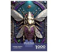 Puzzles pour Adultes 1000 Pièces Galactic Cicada Chronicles Puzzles pour Adolescents Jeux De Détente Une Œuvre d'art Cadeaux Uniques pour Un Anniversaire Ou Noël 38x26cm/1000pcs