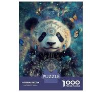 Puzzles pour Adultes 1000 Pièces Galactic Panda Dreamcatcher Puzzles pour Adultes Jeu De Réflexion Et De Logique Activités Amusantes À La Maison, 52x38cm/1000pcs