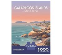 Puzzles pour Adultes 1000 Pièces Galapagos Islands Puzzles pour Adultes - Jeu De Réflexion, Analyse Et Logique - Cadeau Anti-Stress 38x26cm/1000pcs