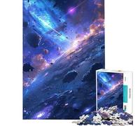 Puzzles pour Adultes 1000 pièces Galaxie Espace Défi éducatif Défi Difficile Jeux Amusants pour Les 14 Ans et Plus 38x26cm