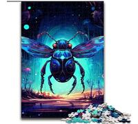 Puzzles pour Adultes 1000 pièces Galaxies Coléoptères en Bois,ce Qui en Fait Un Excellent Cadeau pour s'amuser en Famille 50x75cm pour Les Adolescents et Les Loisirs en Famille,Cadeau de Noël Parfait