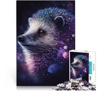 Puzzles pour Adultes 1000 pièces Galaxy Animal Hedgehog Relax Games 26x38cm est idéal comme Cadeau pour Toute la Famille