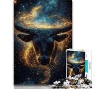 Puzzles pour Adultes 1000 pièces Galaxy Bull, défi d'intelligence cérébrale, Jouets addictifs, Cadeau d'anniversaire, Cadeaux, Art Mural 38x26cm