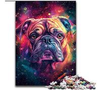 Puzzles pour Adultes 1000 pièces Galaxy Bulldog Jigsaw, Casse-tête Stimulant, activité familiale, décoration intérieure, Cadeau de Vacances (Taille : 26x38cm)