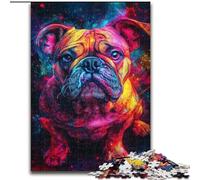 Puzzles pour Adultes 1000 pièces Galaxy Bulldog Puzzle Jeu Familial interactif, pour Les Vacances, Jeu d'activités familiales (Taille : 26x38cm)