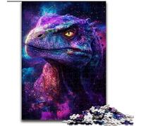 Puzzles pour Adultes 1000 pièces Galaxy Doberman en Bois, pour Les Anniversaires, Noël, Halloween, Thanksgiving et Pâques(50x75cm)