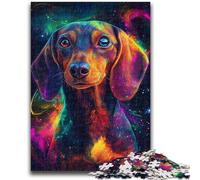 Puzzles pour Adultes 1000 pièces Galaxy Dog Aidez Le Cerveau à exercer des Jouets addictifs pour cultiver la Patience Interaction Parent-Enfant 26x38cm