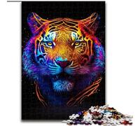 Puzzles pour Adultes, 1000 pièces Galaxy Fantasy Tiger Puzzle Soirée de Jeux en Famille Expérience visuelle stimulante et enrichissante (Taille : 50x75cm)