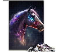 Puzzles pour Adultes, 1000 pièces Galaxy Horse Jigsaw, pour Les Adolescents, Les Couples et Les Amis pour Les Anniversaires, Noël (Taille : 26x38cm)
