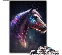 Puzzles pour Adultes 1000 pièces Galaxy Horse Puzzle Décoration d'intérieur Jeu de réflexion pour Adolescents et Interaction familiale (Taille : 50x75cm)