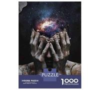 Puzzles pour Adultes 1000 Pièces Galaxy Inside My Head Puzzle pour Adultes Jeux Relaxants Course De Vitesse Manuelle Activités Amusantes À La Maison 52x38cm/1000pcs