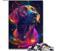 Puzzles pour Adultes 1000 pièces Galaxy Labrador Jigsaw pour Les Adolescents, Les Couples et Les Amis pour Les Anniversaires, Noël (Taille : 26x38cm)