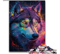 Puzzles pour Adultes 1000 pièces Galaxy Labrador Puzzle en Carton, Parfait pour Halloween, Noël, Cadeau d'anniversaire 1000 pièces(26x38cm)