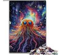 Puzzles pour Adultes 1000 pièces Galaxy Octopus Jigsaw Activité de cohésion familiale, Cadeau Unique pour Les Vacances et Les Anniversaires (Taille : 26x38cm)
