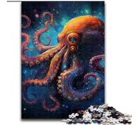 Puzzles pour Adultes 1000 pièces Galaxy Octopus Jigsaw Puzzle en Carton, pour Adolescents et Adolescents, idéal Cadeau d'anniversaire et de Vacances 1000 pièces(26x38cm)