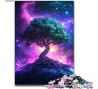 Puzzles pour Adultes 1000 pièces Galaxy Tree of Life Jigsaw Idéal pour Les Adolescents et Les collectionneurs, Cadeau de Voyage, activité familiale (Taille : 50x75cm)