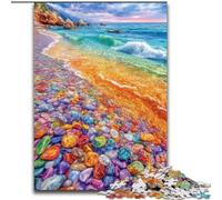 Puzzles pour Adultes 1000 pièces, Galets colorés, pour Un Moment de détente en Famille Chaque pièce est Unique - Jeu Stimulant et Amusant (Taille 26x38cm)
