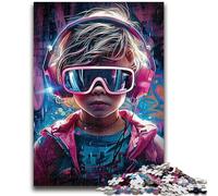 Puzzles pour Adultes 1000 pièces Game Boy Teenager Jigsaw, Relax Games est Un pour Toute la Famille (38x26cm)