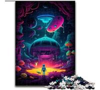 Puzzles pour Adultes 1000 pièces Garçon dans l'espace trippant Puzzle Un Casse-tête Stimulant pour Les Adolescents, Parfait pour la décoration intérieure ou comme Cadeau (Taille : 26x38cm)