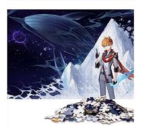 Puzzles pour Adultes 1000 pièces Genshin Impact Tartaglia Cadeau d'œuvre d'art en Carton recyclé 10,27 x 14,96 Pouces