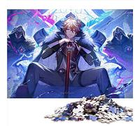 Puzzles pour Adultes 1000 pièces Genshin Impact Tartaglia Puzzle en Bois pour Adultes Cadeaux 50 x 75 cm