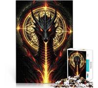Puzzles pour Adultes 1000 pièces Géométrie sacrée du Dragon Jouets éducatifs d'apprentissage Décoration Parfaite 50x70cm