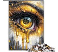 Puzzles pour Adultes 1000 pièces Golden Eye, Jouets de Divertissement Familial, idéal comme Cadeau pour Toute la Famille à partir de 14 Ans (Taille 26x38cm)