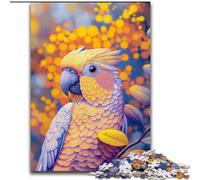 Puzzles pour Adultes 1000 pièces Golden Perroquet Jeu Familial Soulagement du Stress Défi Difficile Convient aux Couples 26x38cm