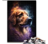 Puzzles pour Adultes 1000 pièces Golden Retriever Cloud Puzzle pour Adolescents et familles, décoration DIY Parfaite et défi cérébral (Taille : 50x75cm)