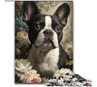 Puzzles pour Adultes, 1000 pièces Golden Retriever, idéal pour Les Amoureux, pour Noël, Le Nouvel an ou la Saint-Valentin (Taille 50x75cm)