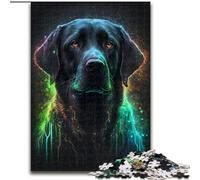 Puzzles pour Adultes 1000 pièces Golden Retriever Jigsaw Activité de Liaison familiale, Cadeau Unique pour Les Vacances et Les Anniversaires (Taille : 26x38cm)