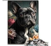 Puzzles pour Adultes 1000 pièces Golden Retriever, Jouets de Divertissement Familial, idéal comme Cadeau pour Toute la Famille à partir de 14 Ans (Taille 26x38cm)