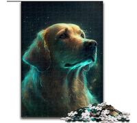 Puzzles pour Adultes, 1000 pièces Golden Retriever pour Adolescents, Jeux éducatifs familiaux, décoration d'intérieur, Cadeau (Taille : 50x75cm)