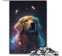 Puzzles pour Adultes 1000 pièces Golden Retriever rêveur Puzzles pour Adultes 1000 pièces Puzzle Stimulant à Faire soi-même pour Adolescents Taille 50X75CM