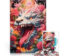 Puzzles pour Adultes 1000 pièces Graffiti Dragon Volant Jeu Stimulant Jouets 26x38cm Soulagement du Stress Séjour Passer Le Temps