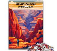 Puzzles pour Adultes 1000 pièces Grand Canyon Majesty Puzzles pour Adultes, Anti-Stress, défi Difficile, décoration d'intérieur Unique et Cadeaux (26x38cm)