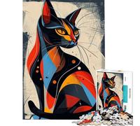 Puzzles pour Adultes 1000 pièces graphisme coloré Puzzles pour Adolescents Jeux relaxants Passe-Temps Stimulant Cadeaux (Taille 50x75cm)