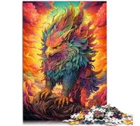 Puzzles pour Adultes 1000 pièces Guerrier Condor coloré Jeux Jouets Cadeau Entraînez Votre Cerveau et Vos Mains 10,27 po x 14,96 po pour Les Adolescents de 14 Ans et Plus