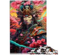 Puzzles pour Adultes 1000 pièces Guerriers Sakura Japonais Puzzle éducatif d'apprentissage 26x38cm Anniversaire et Cadeaux Uniques