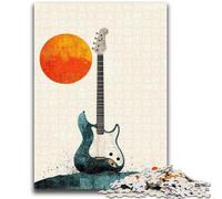 Puzzles pour Adultes 1000 pièces Guitare, idéal comme Cadeau pour Toute la Famille Convient pour 14 50x75cm